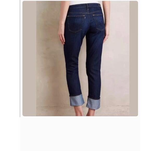 Adriano Goldschmeid for Anthropologie The Stevie Cuff straight leg jeans size 26 - Picture 3 of 12